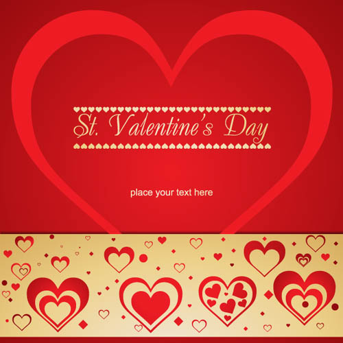 free vector Romantic heartshaped background pattern vector